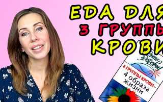 Диета для 3 группы крови: меню для похудения по японской системе питания и здоровья