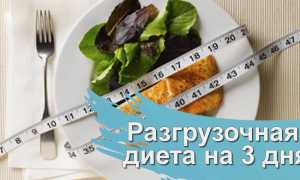 Правила разгрузочной диеты для похудения: варианты меню на 3 дня и на неделю для здоровья