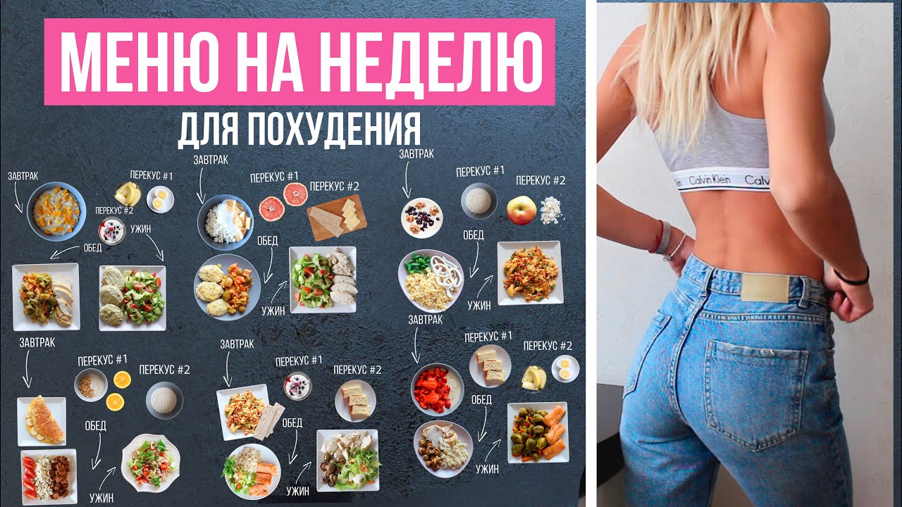 Список продуктов для правильного питания и похудения 