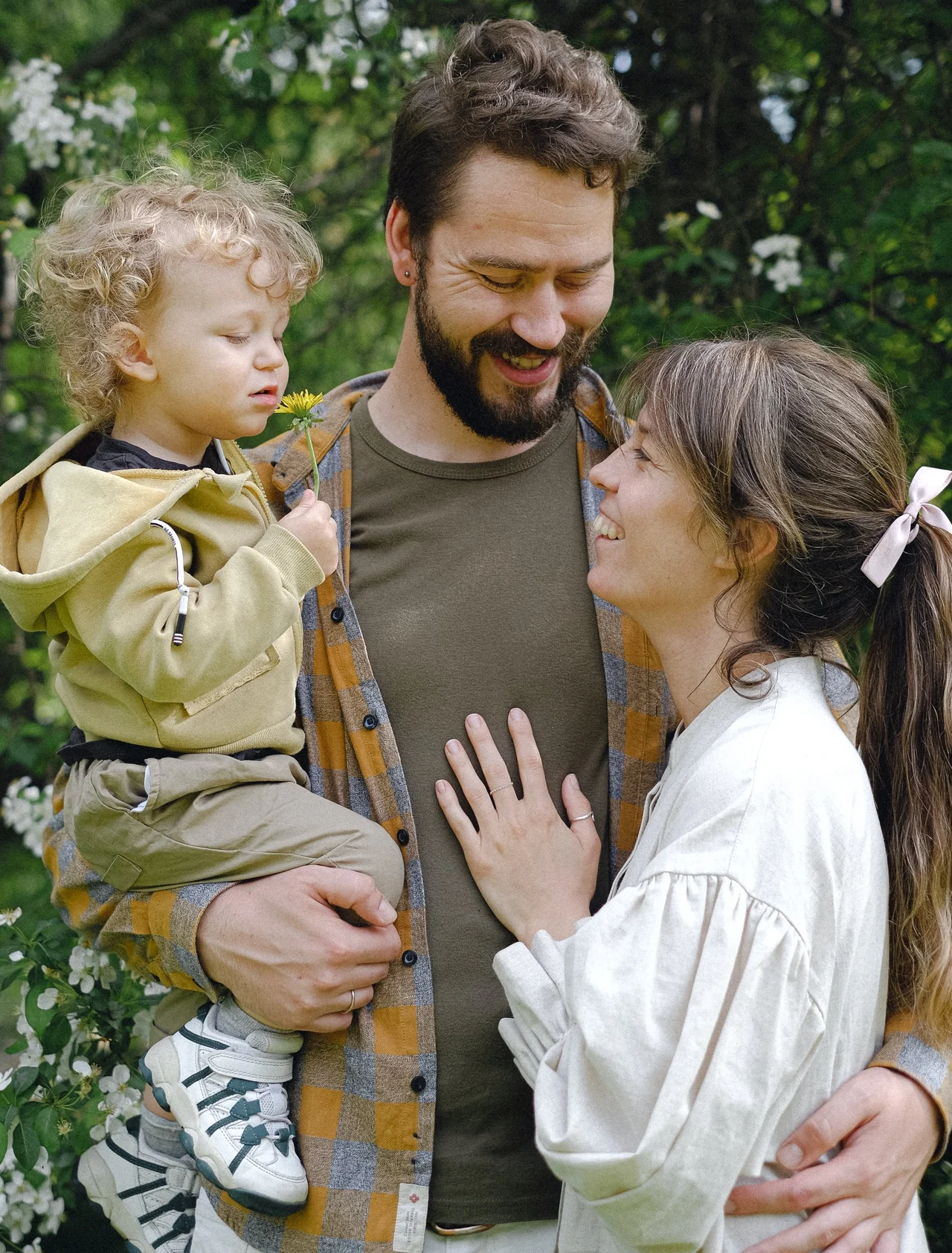 семья на природе