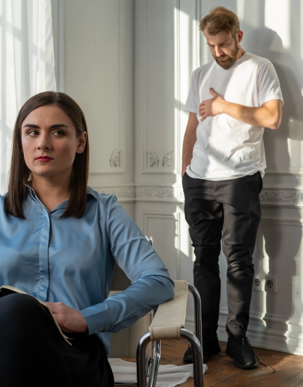 недовольная пара