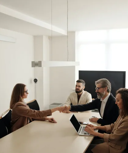 собрание в офисе