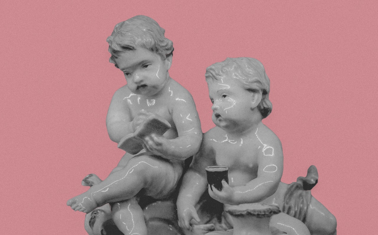 статуя деток