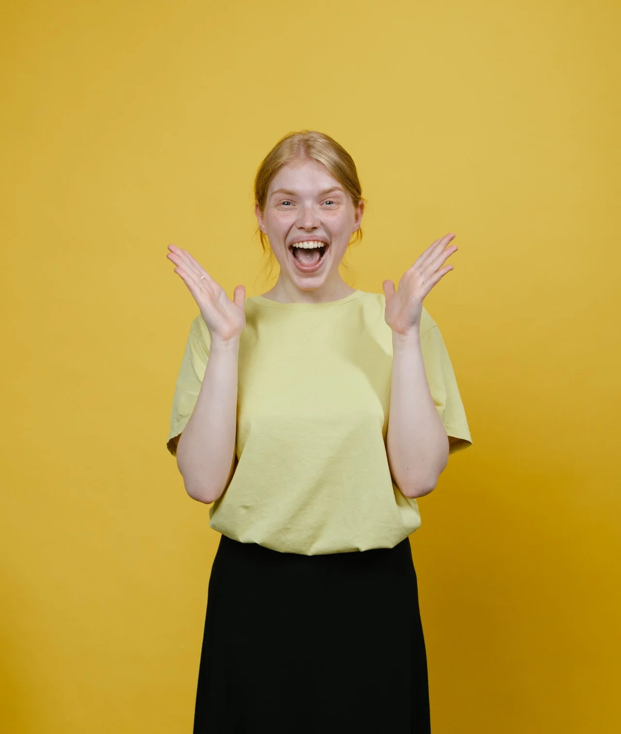 счастливая девушка